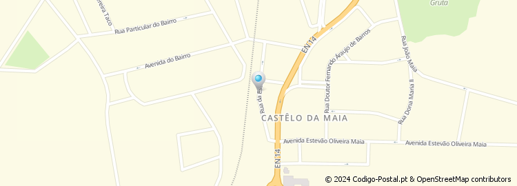 Mapa de Rua da Estação