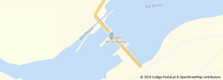 Mapa de Rua da Barragem