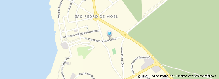 Mapa de Rua Adolfo Leitão