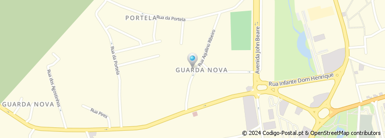 Mapa de Rua Aquilino Ribeiro