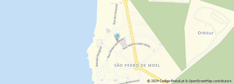 Mapa de Rua Dom Fernando I