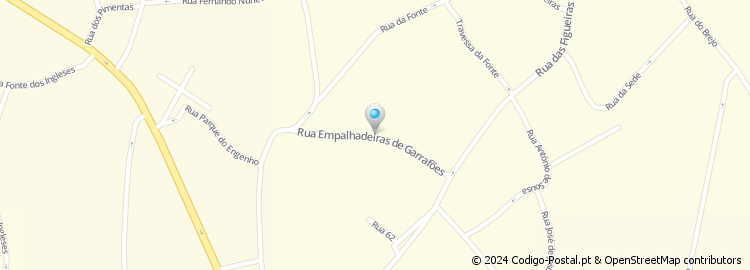 Mapa de Rua Empalhadeiras de Garrafões