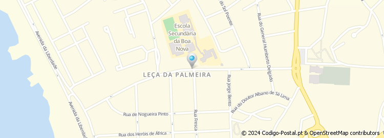 Mapa de Apartado 3002, Matosinhos