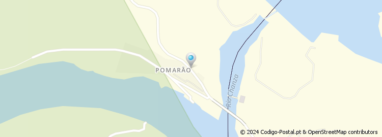 Mapa de Pomarão