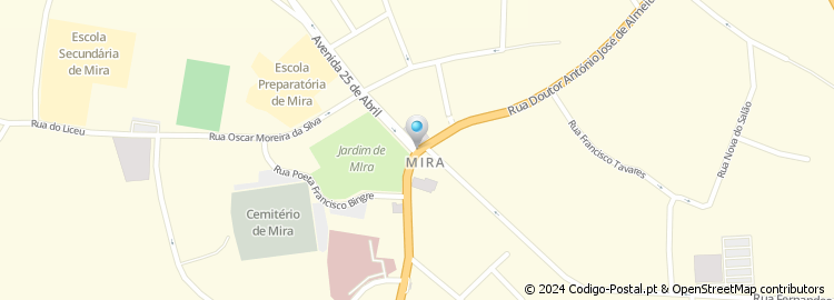 Mapa de Praça da República