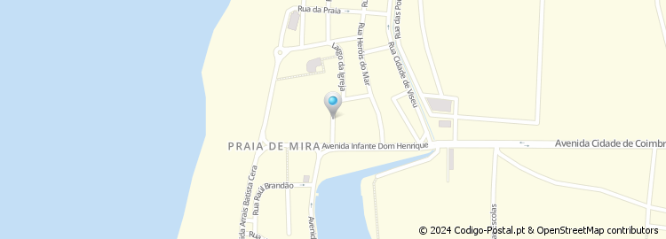 Mapa de Rua Cais do Areão