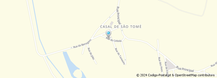 Mapa de Rua do Cebola