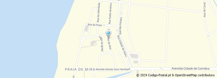 Mapa de Rua dos Heróis do Mar