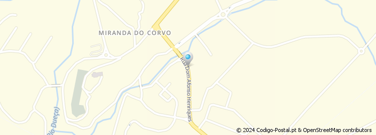 Mapa de Apartado 16, Miranda do Corvo