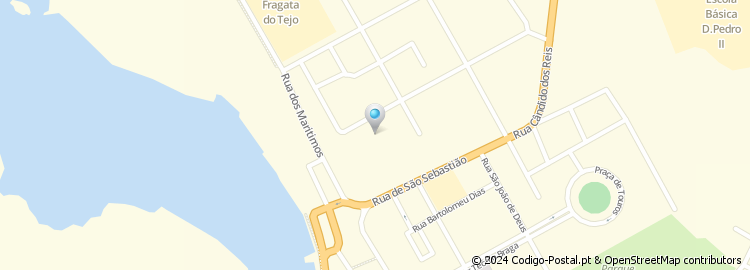 Mapa de Rua Professor Rui Luís Gomes