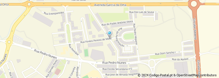 Mapa de Avenida Engenheiro Duarte Pacheco