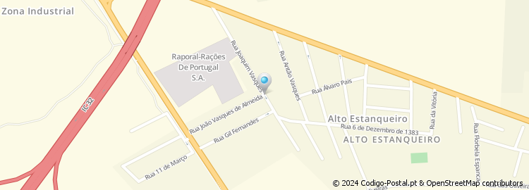 Mapa de Rua João de Almeida