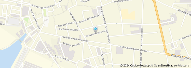 Mapa de Rua José Ferreira Pio