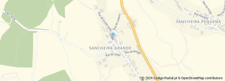 Mapa de Sancheira Grande