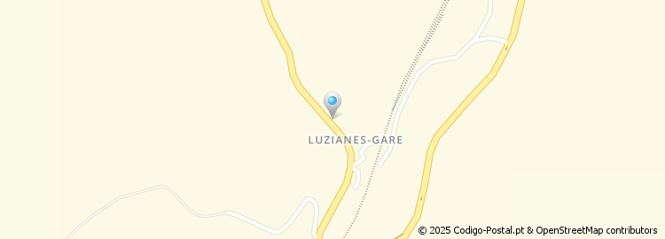 Mapa de Luzianes Gare