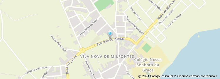 Mapa de Rua António Mantas