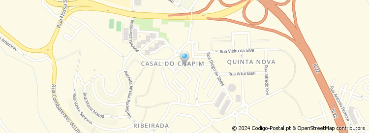 Mapa de Praça Ordem de Cristo