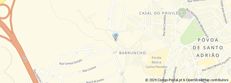 Mapa de Quinta do Barruncho