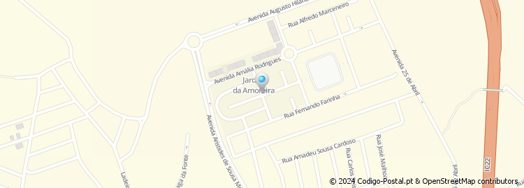 Mapa de Rua António Menano