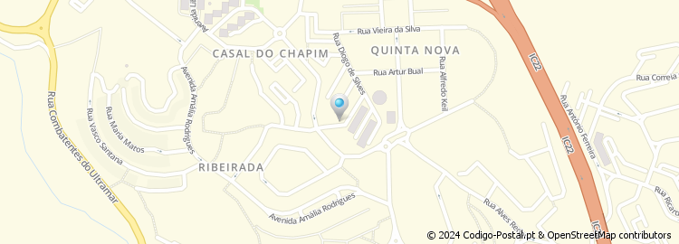 Mapa de Rua Dom João de Castro