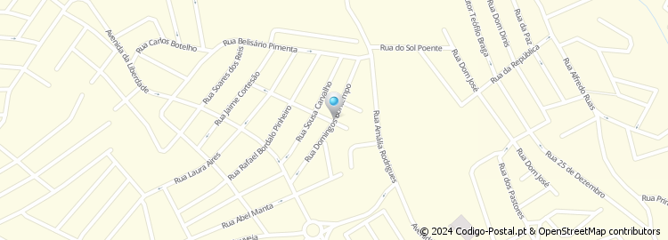 Mapa de Rua Domingos Bontempo