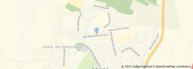 Mapa de Rua Padre António Vieira