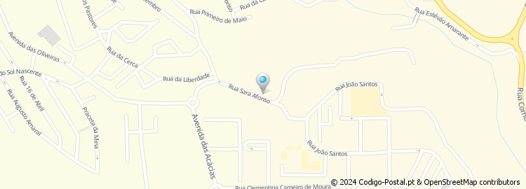 Mapa de Rua Sara Afonso