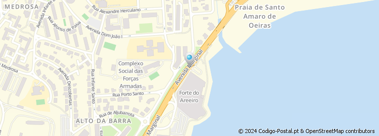 Mapa de Avenida Marginal