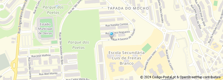 Mapa de Rua A Gazeta D Oeiras