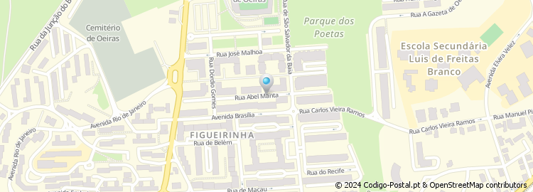 Mapa de Rua Abel Manta