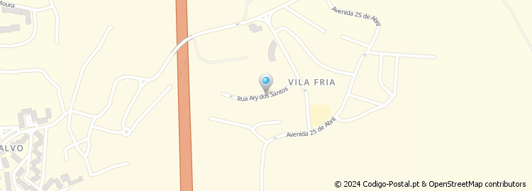 Mapa de Rua Ary dos Santos