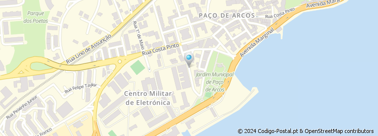 Mapa de Rua Cândido dos Reis