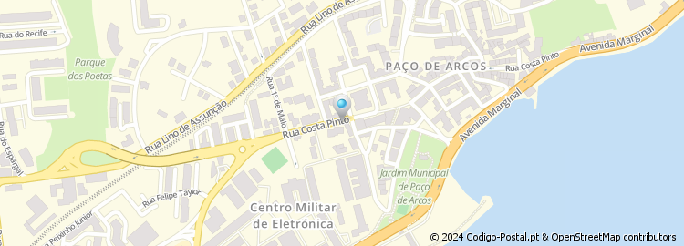 Mapa de Rua Costa Pinto