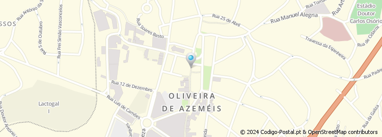 Mapa de Apartado 1123, Oliveira de Azeméis