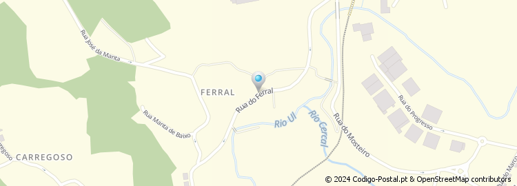 Mapa de Rua do Ferral