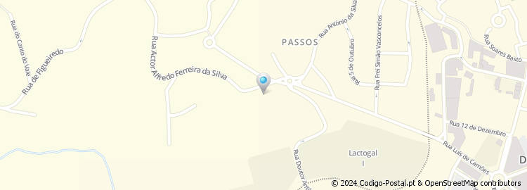 Mapa de Rua Velha de Passos