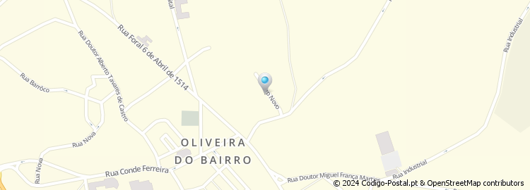 Mapa de Travessa do Bairro Novo