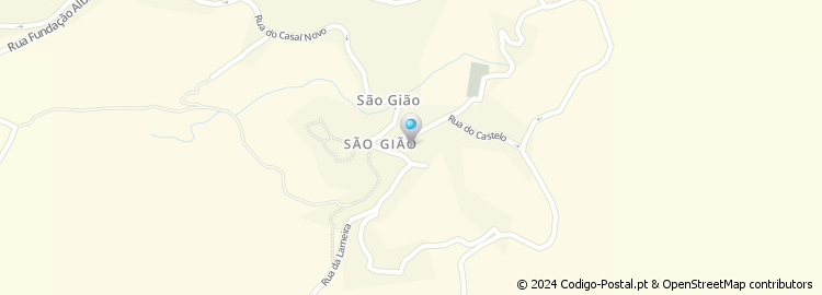 Mapa de Travessa do Castelo