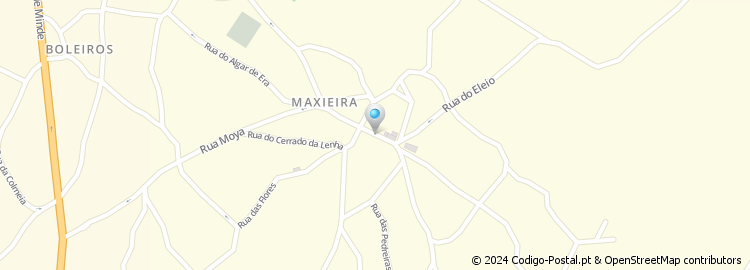 Mapa de Maxieira