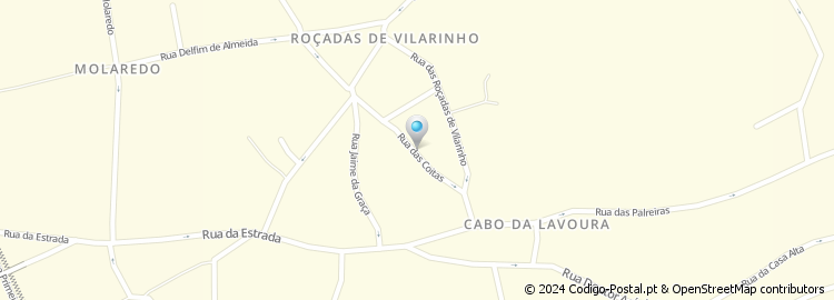 Mapa de Rua das Coitas