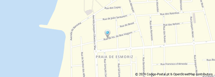 Mapa de Rua de Nossa Senhora da Boa Viagem