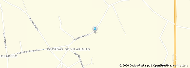 Mapa de Rua de Vilarinho