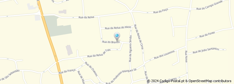 Mapa de Rua do Branco