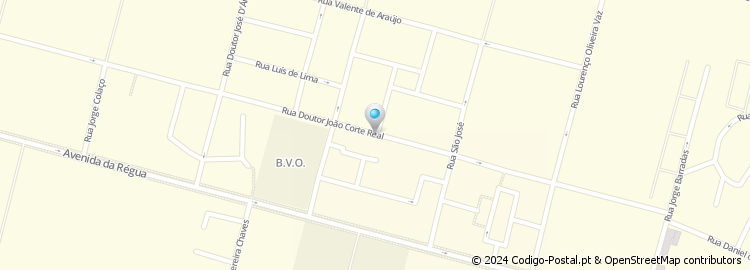 Mapa de Rua Doutor João Corte Real