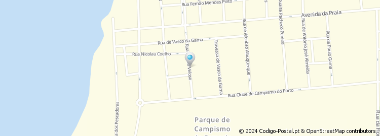 Mapa de Rua Fernão Veloso