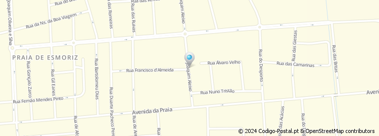 Mapa de Rua Joaquim Aleixo