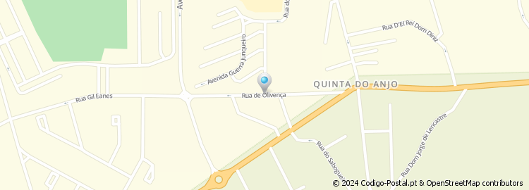 Mapa de Rua das Quintas