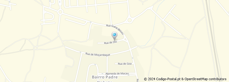 Mapa de Rua de Diu