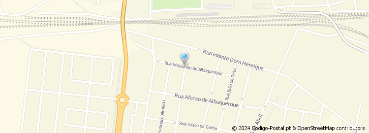 Mapa de Rua Mouzinho de Albuquerque