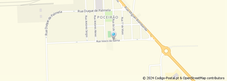 Mapa de Rua Vasco Gama